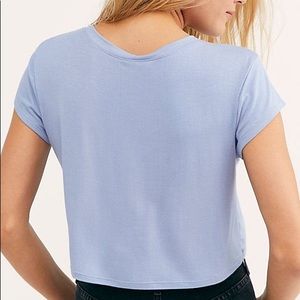 Free people baby bamboo crop tee